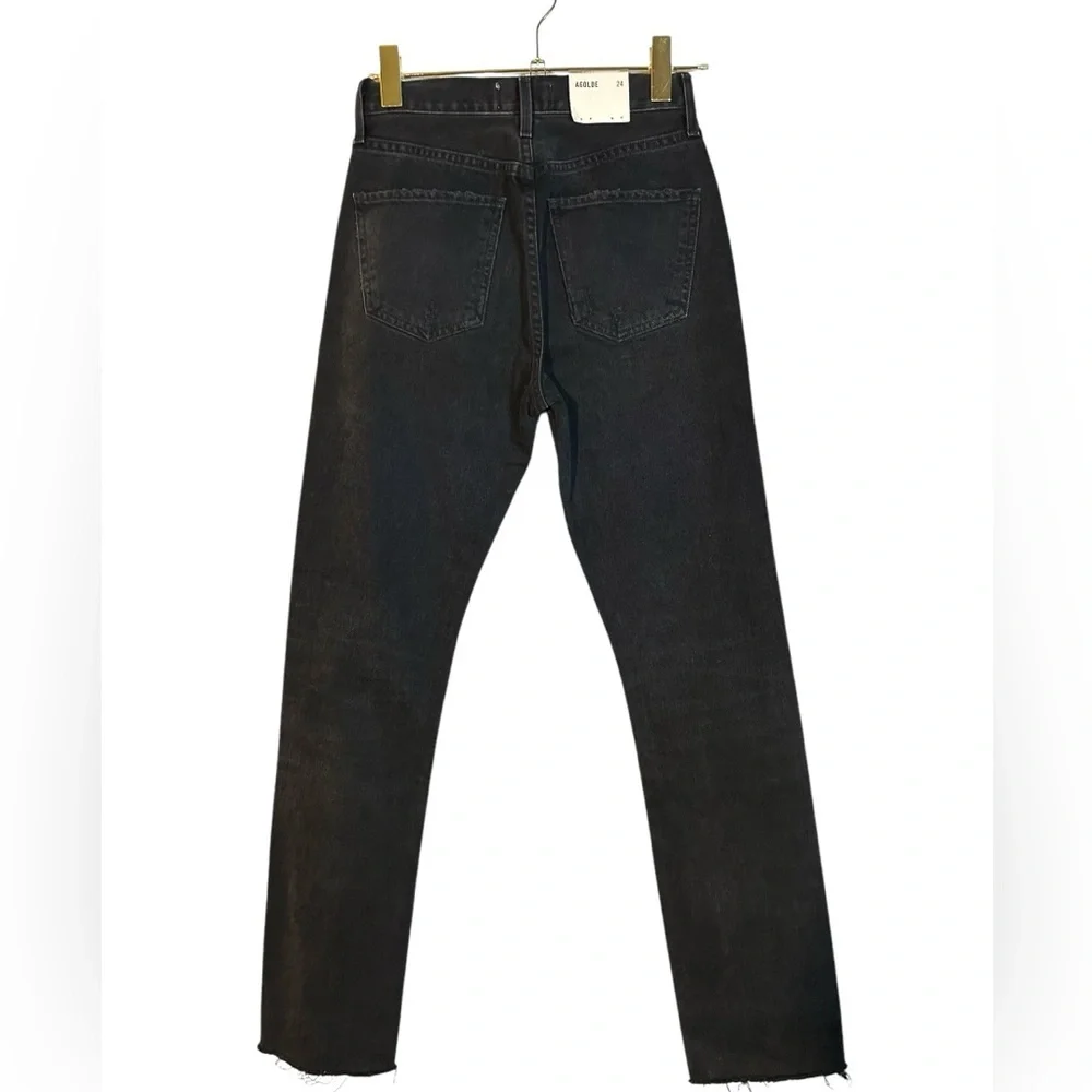AGOLDE NWT Cherie High Rise Straight Jeans In Distortion Sz 24